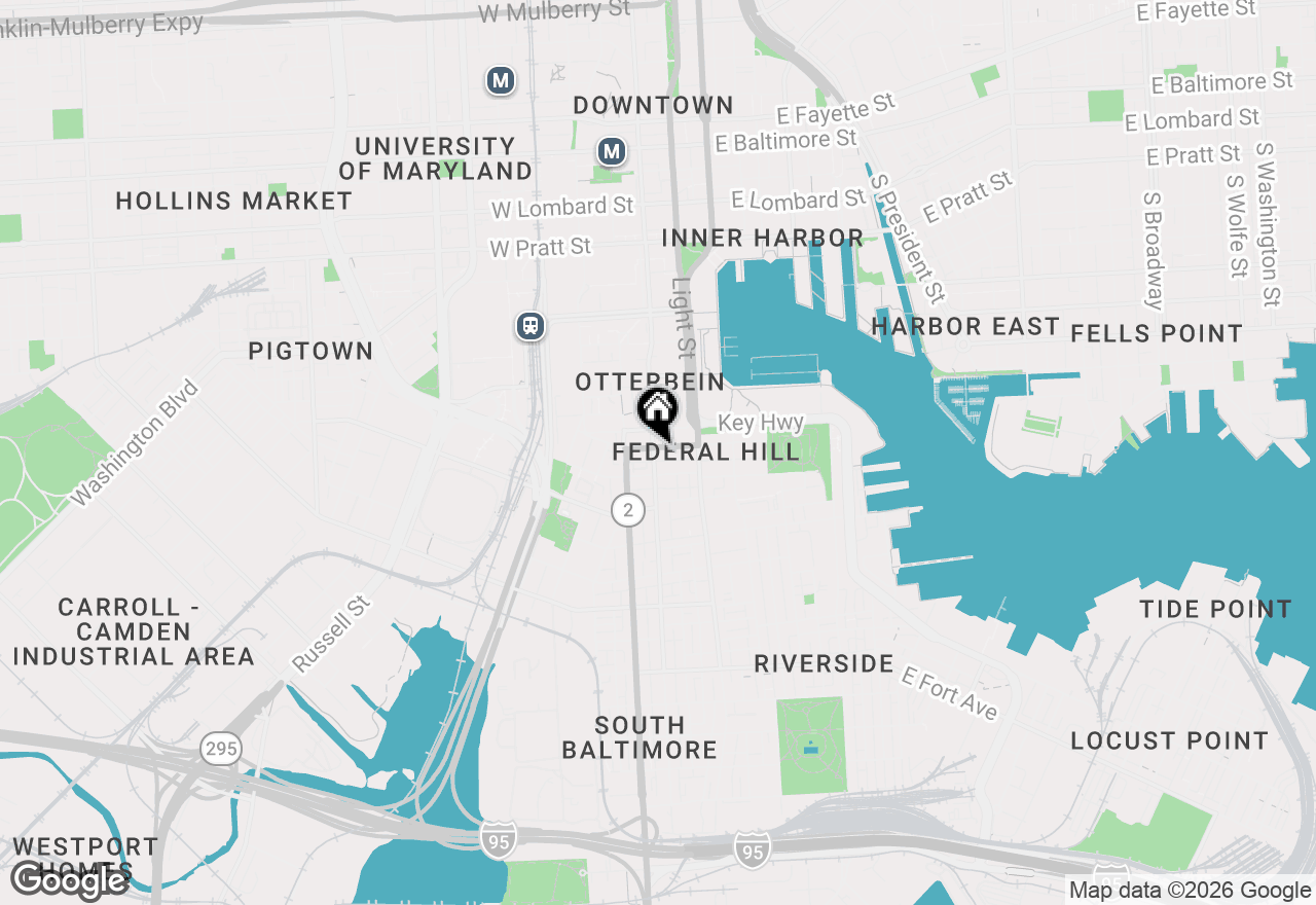 Map of 1 E Montgomery Street, Baltimore, MD 21230