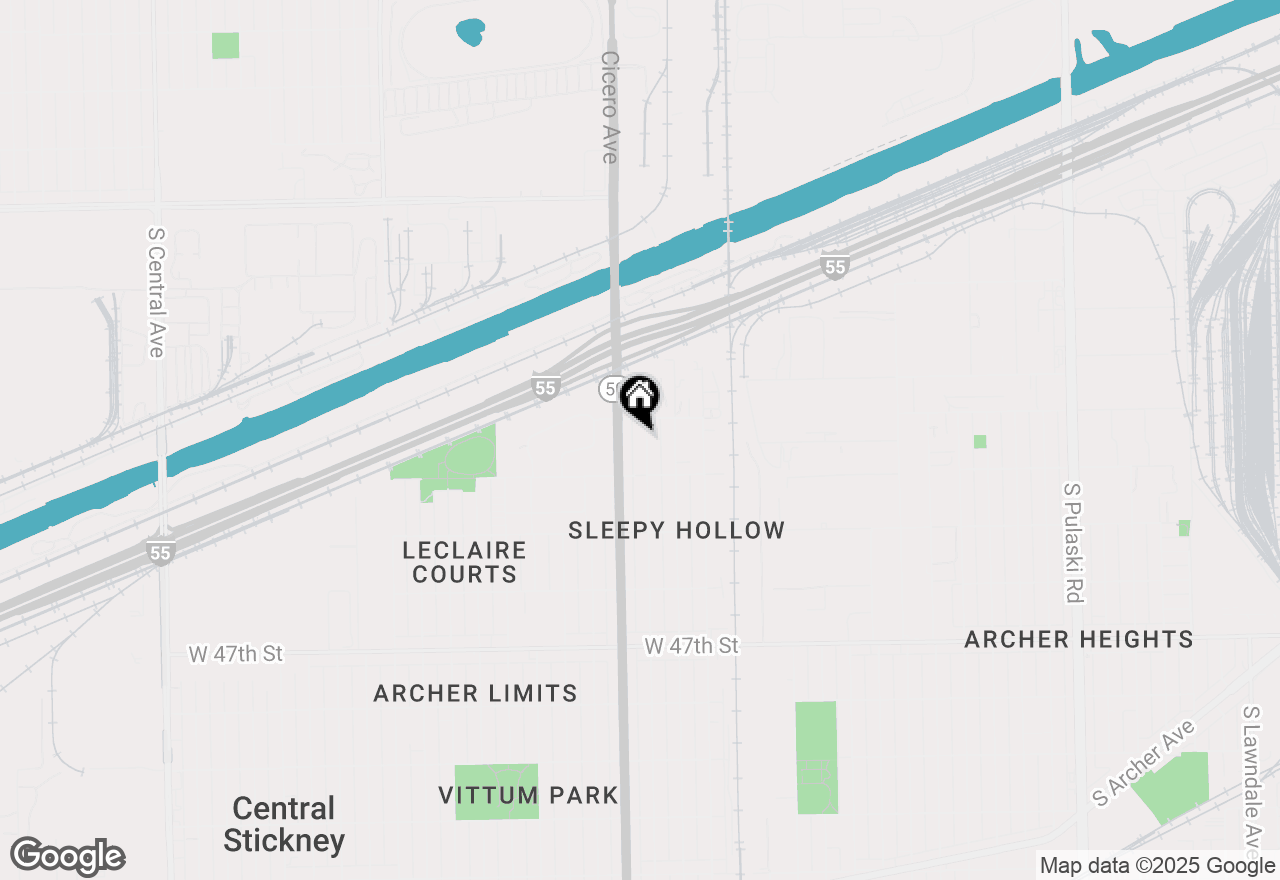 Map of 4322 S Keating Avenue, Chicago, IL 60632