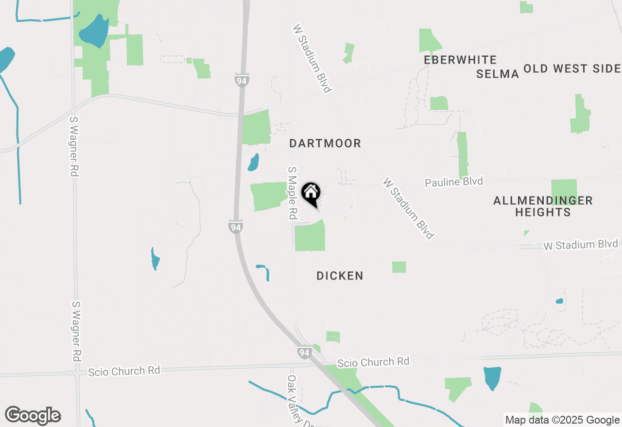 Map of 2126 Pauline Boulevard #104, Ann Arbor, MI 48103