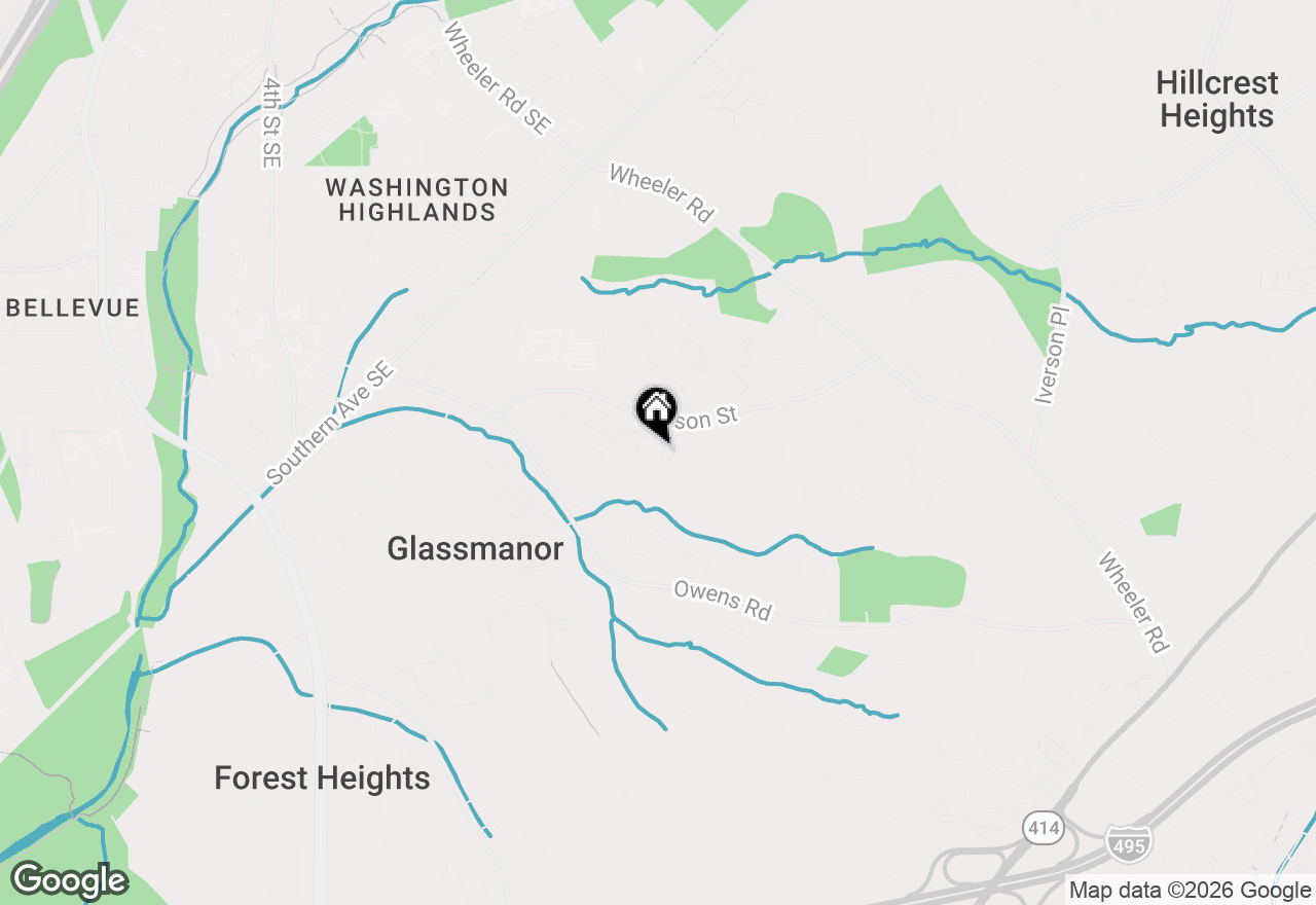 Map of 1644 Deep Gorge Court, Oxon Hill, MD 20745
