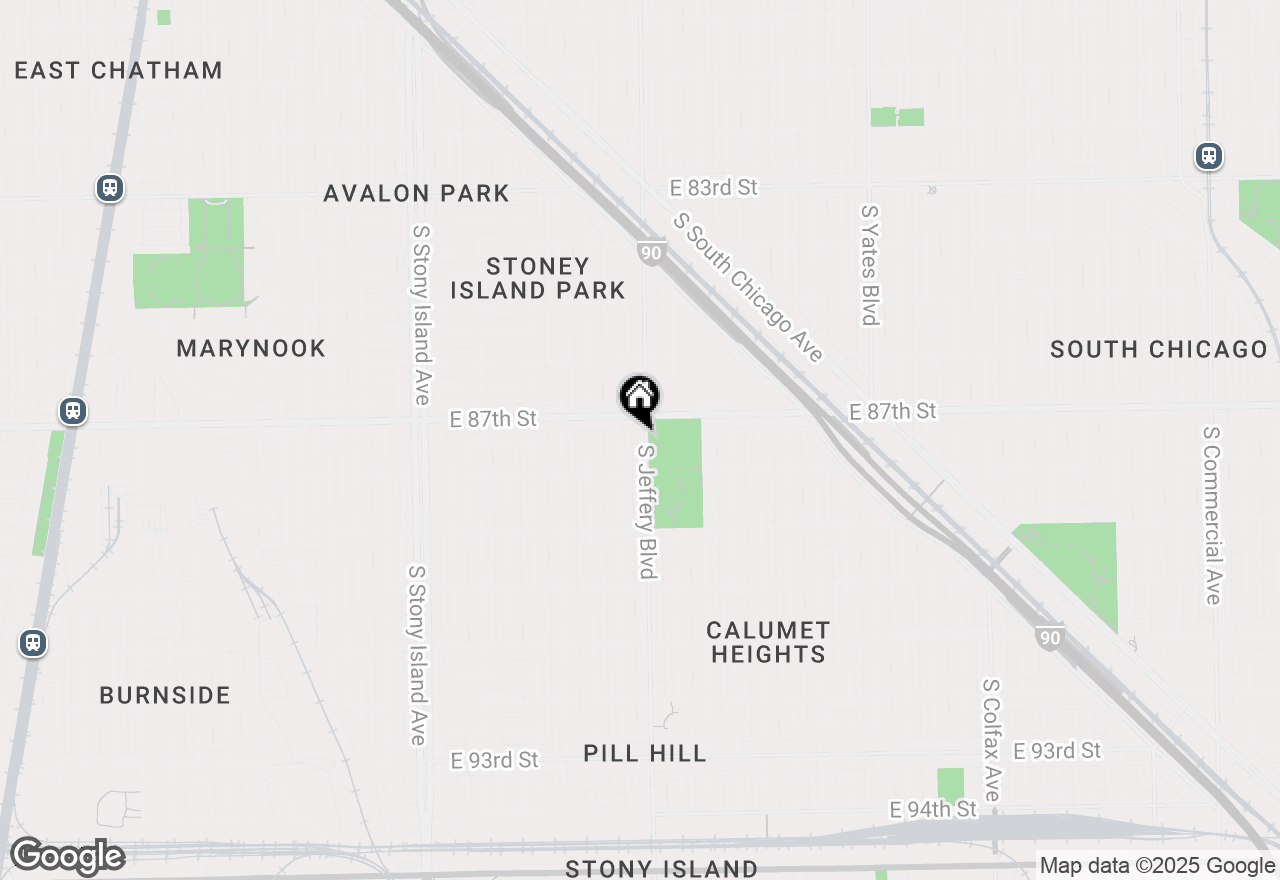 Map of 8724 S Jeffery Boulevard, Chicago, IL 60617