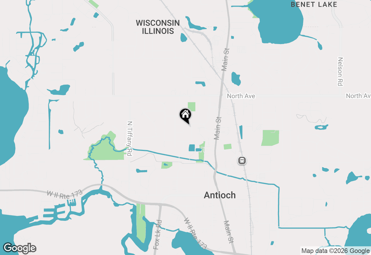 Map of 587 Phillips Circle, Antioch, IL 60002