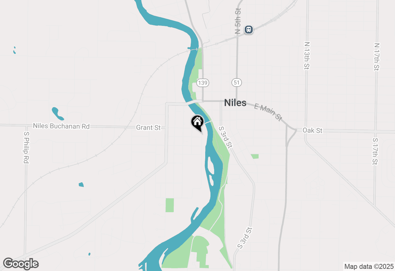 Map of 111 Emmons Street, Niles, MI 49120