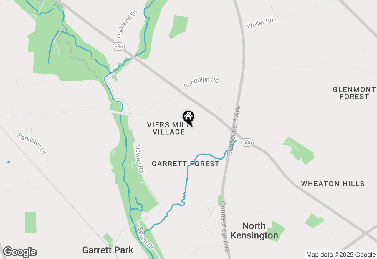 Map of 4105 Tulare Drive, Silver Spring, MD 20906