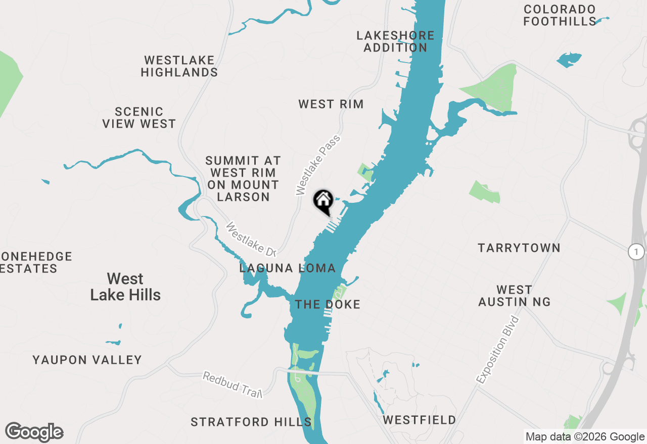Map of 2218 Westlake Dr #2, Austin, TX 78746