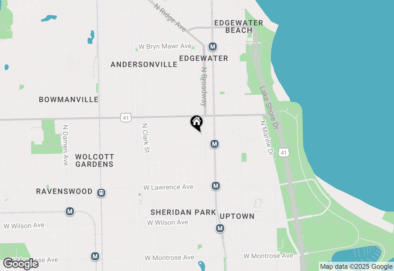 Map of 1229 W Carmen Avenue #2, Chicago, IL 60640