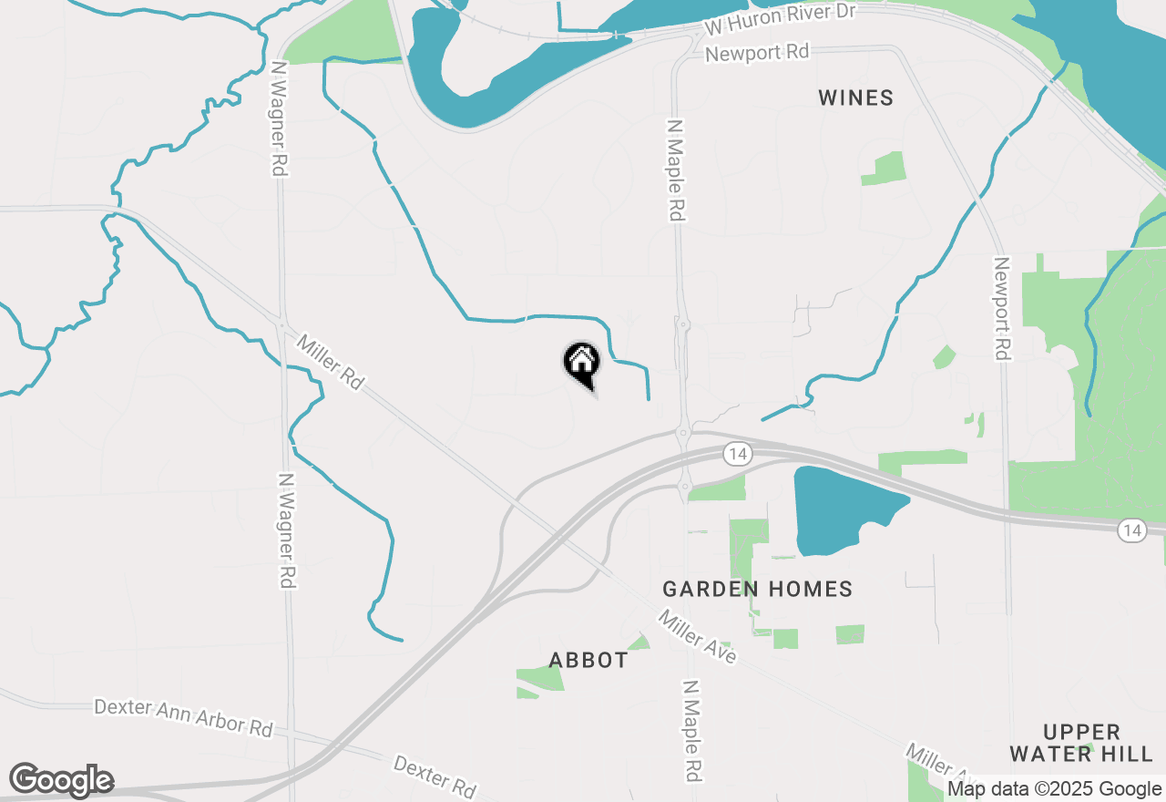 Map of 2765 Walnut Ridge Drive, Ann Arbor, MI 48103