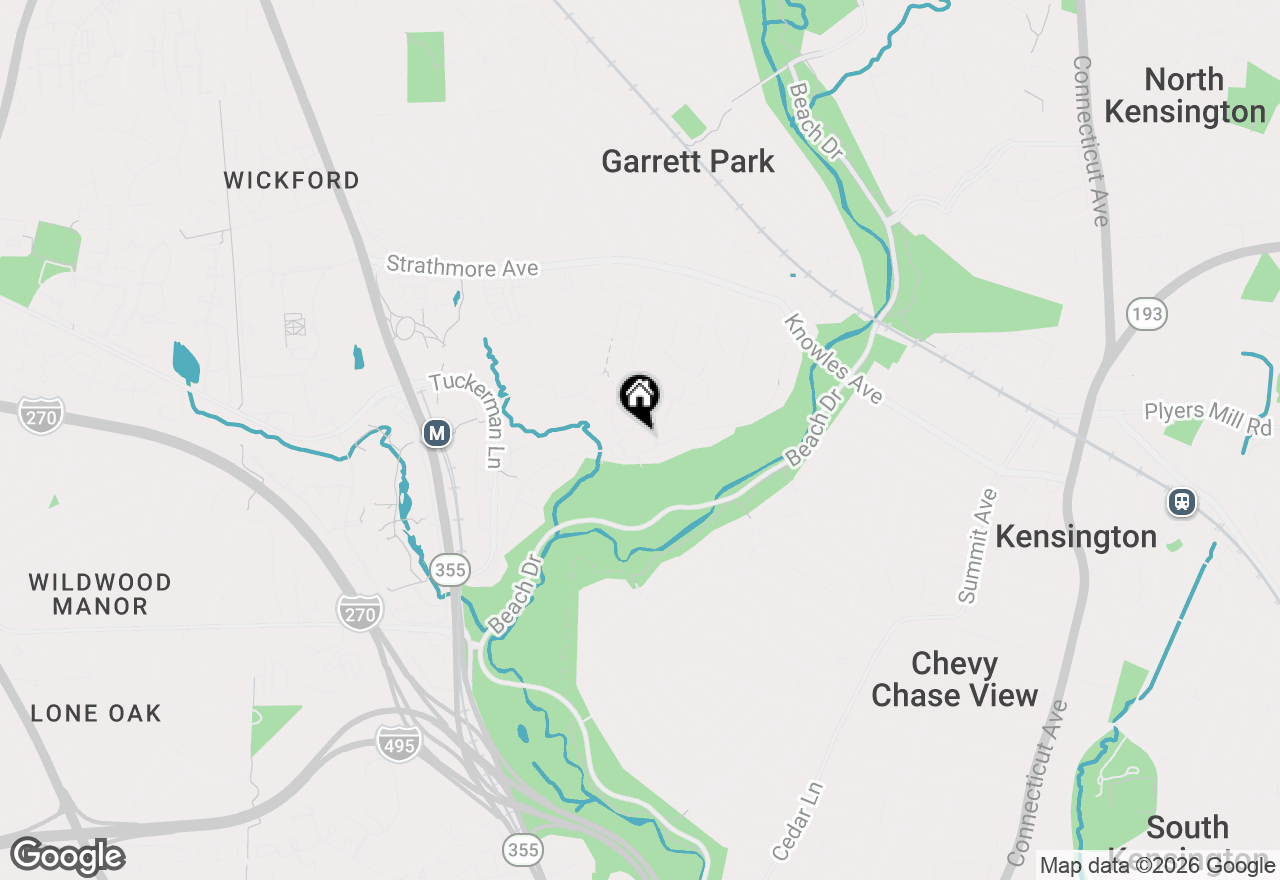 Map of 10644 Weymouth Street #W-1, Bethesda, MD 20814