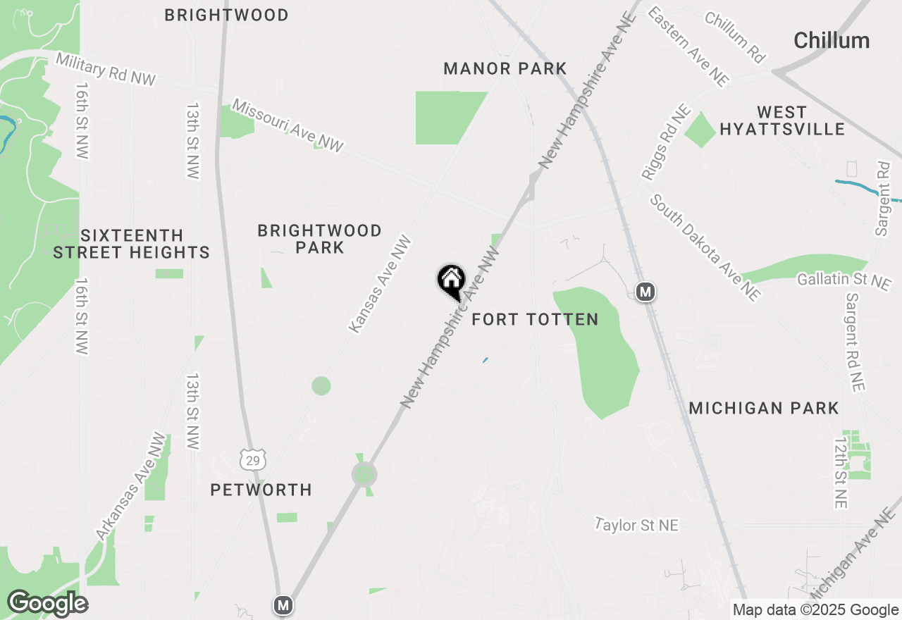 Map of 208 Farragut Street Nw #207, Washington, DC 20011