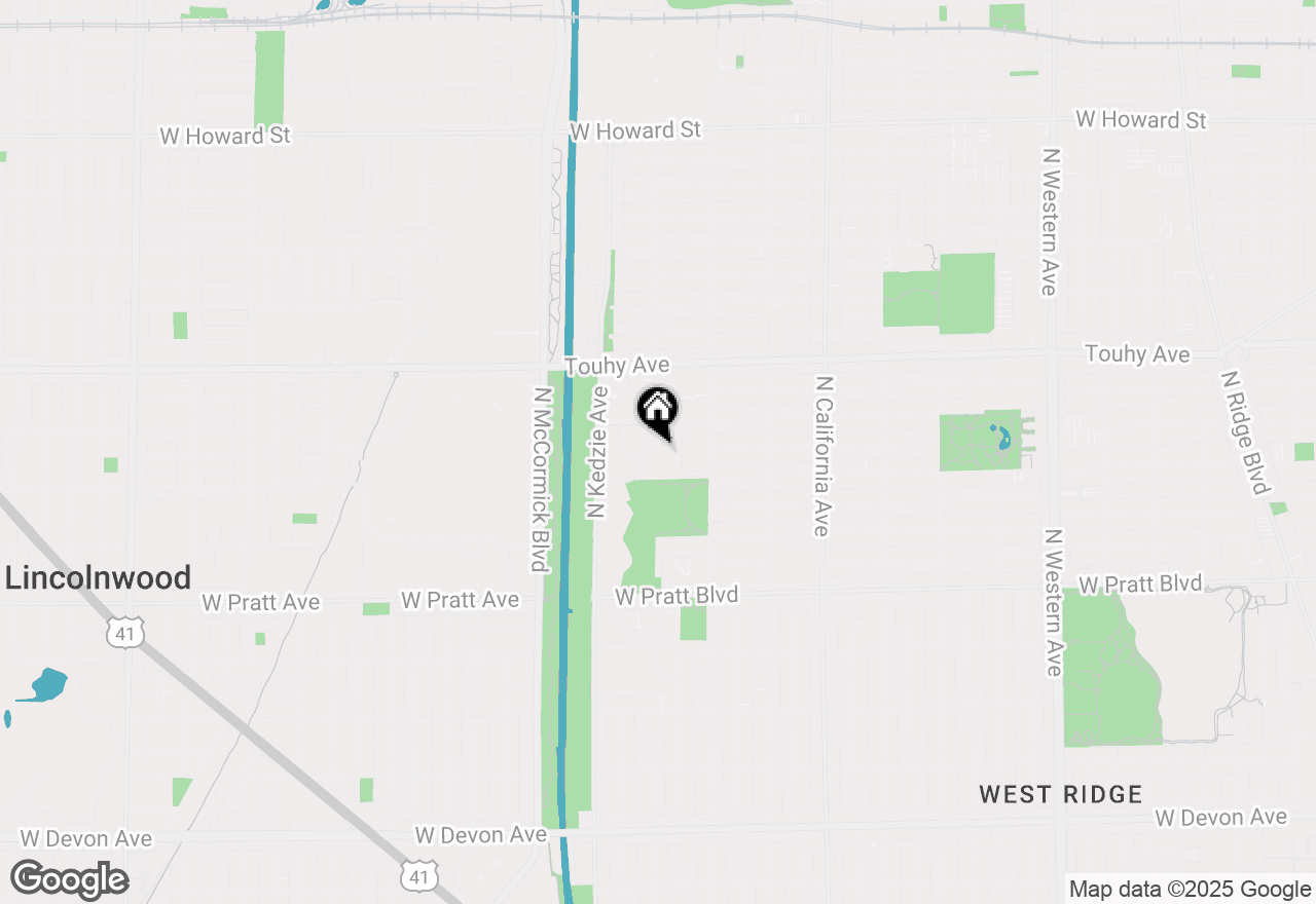 Map of 7061 N Kedzie Avenue #1001, Chicago, IL 60645