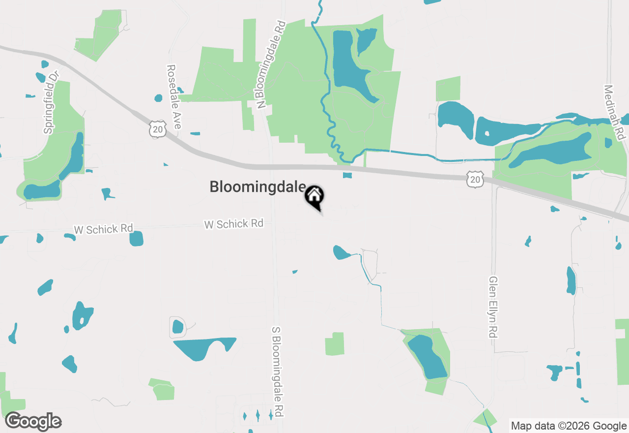 Map of 136 S Lawford Court, Bloomingdale, IL 60108