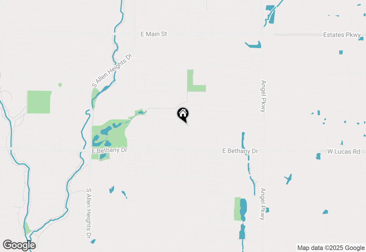 Map of 1501 High Country Lane, Allen, TX 75002