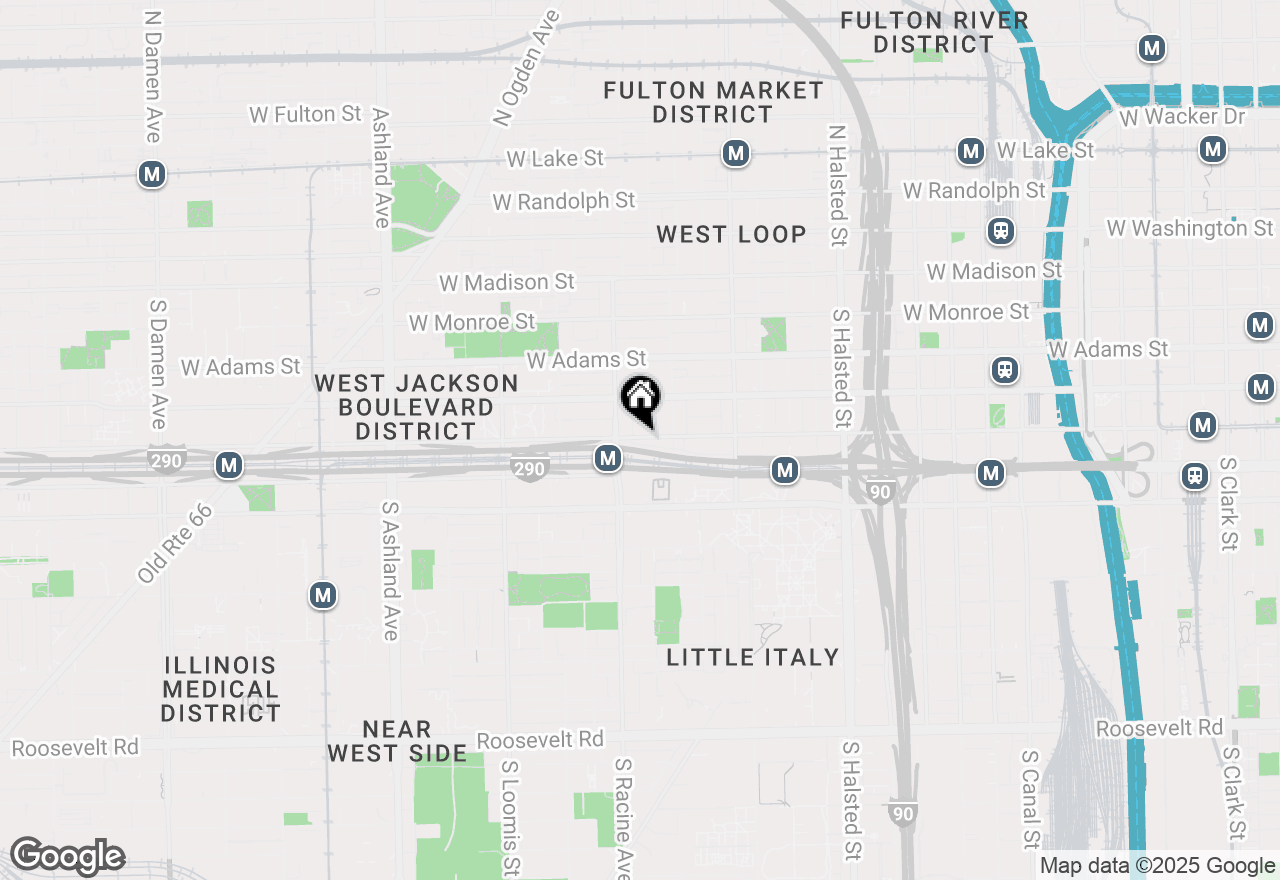 Map of 1133 W Van Buren Street, Chicago, IL 60607