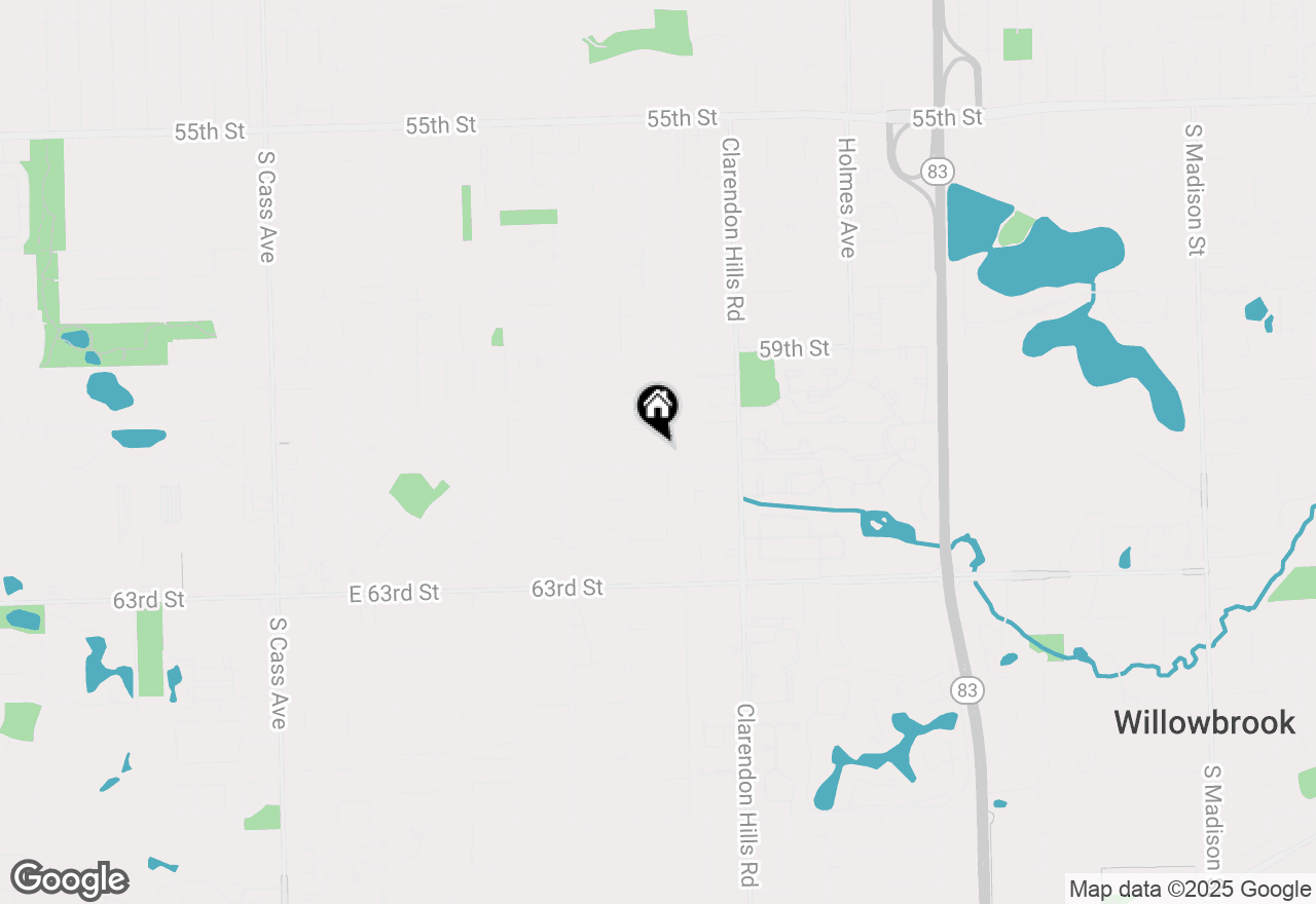 Map of (Address confidential), Willowbrook, Illinois 60527