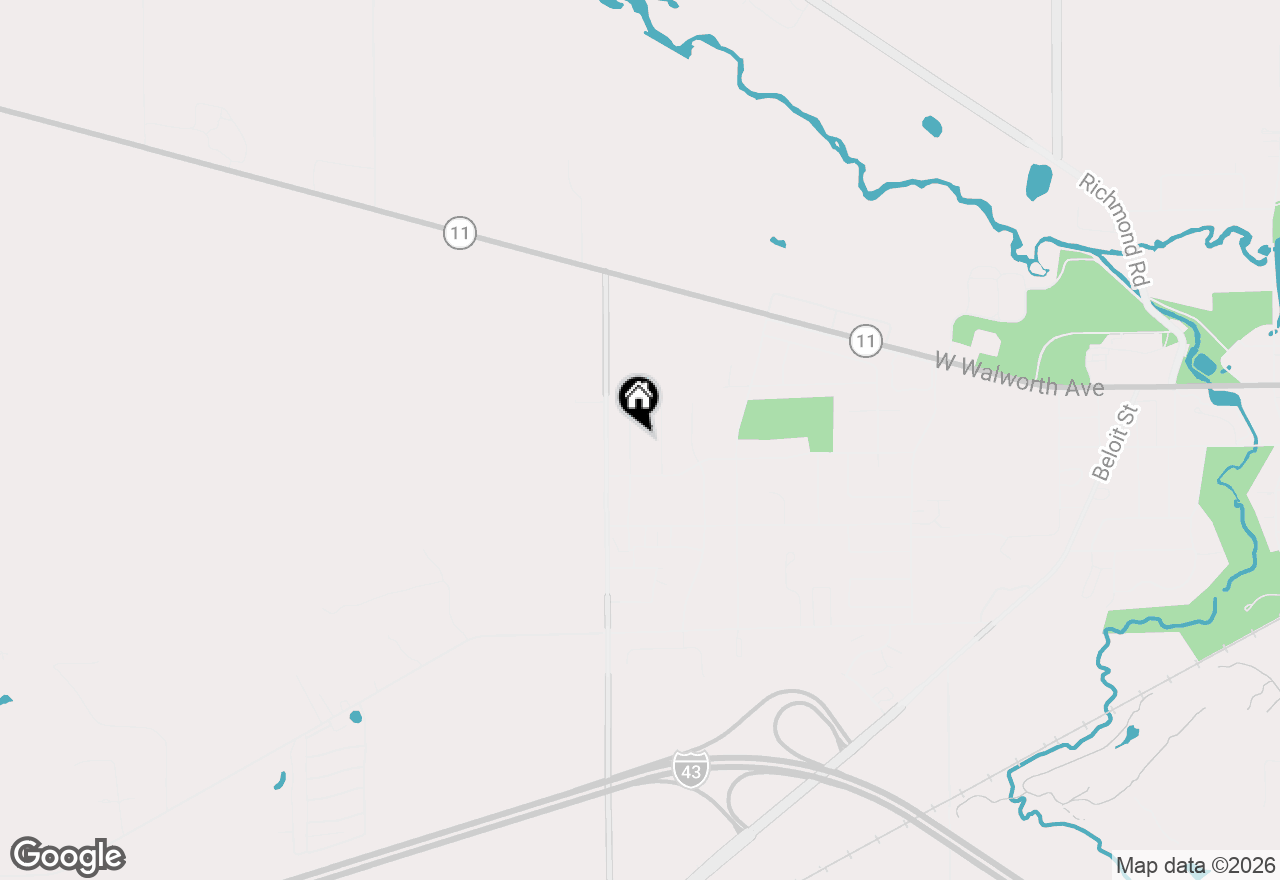 Map of 203 Linden Ln, Delavan, WI 53115