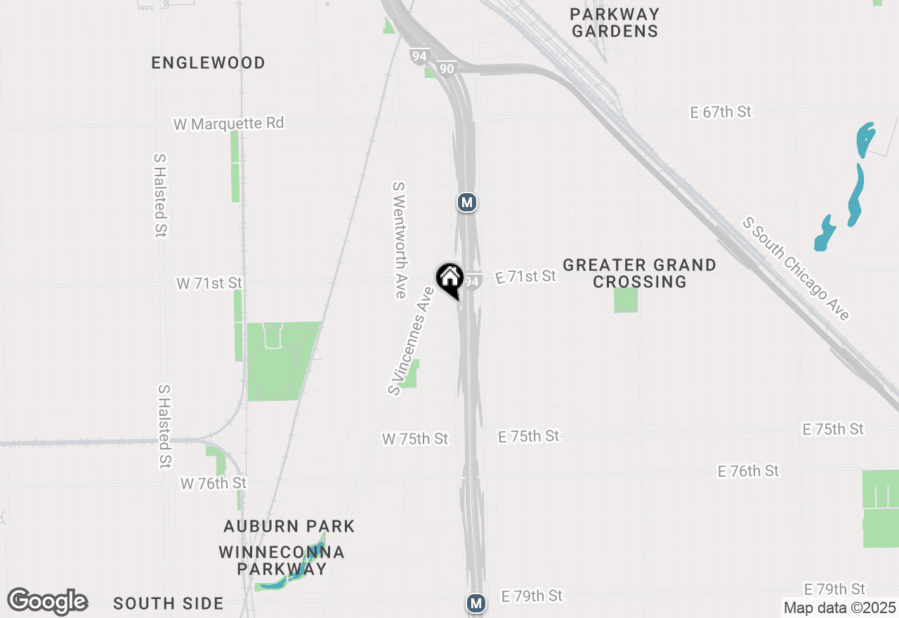 Map of 7146 S Lafayette Avenue, Chicago, IL 60621