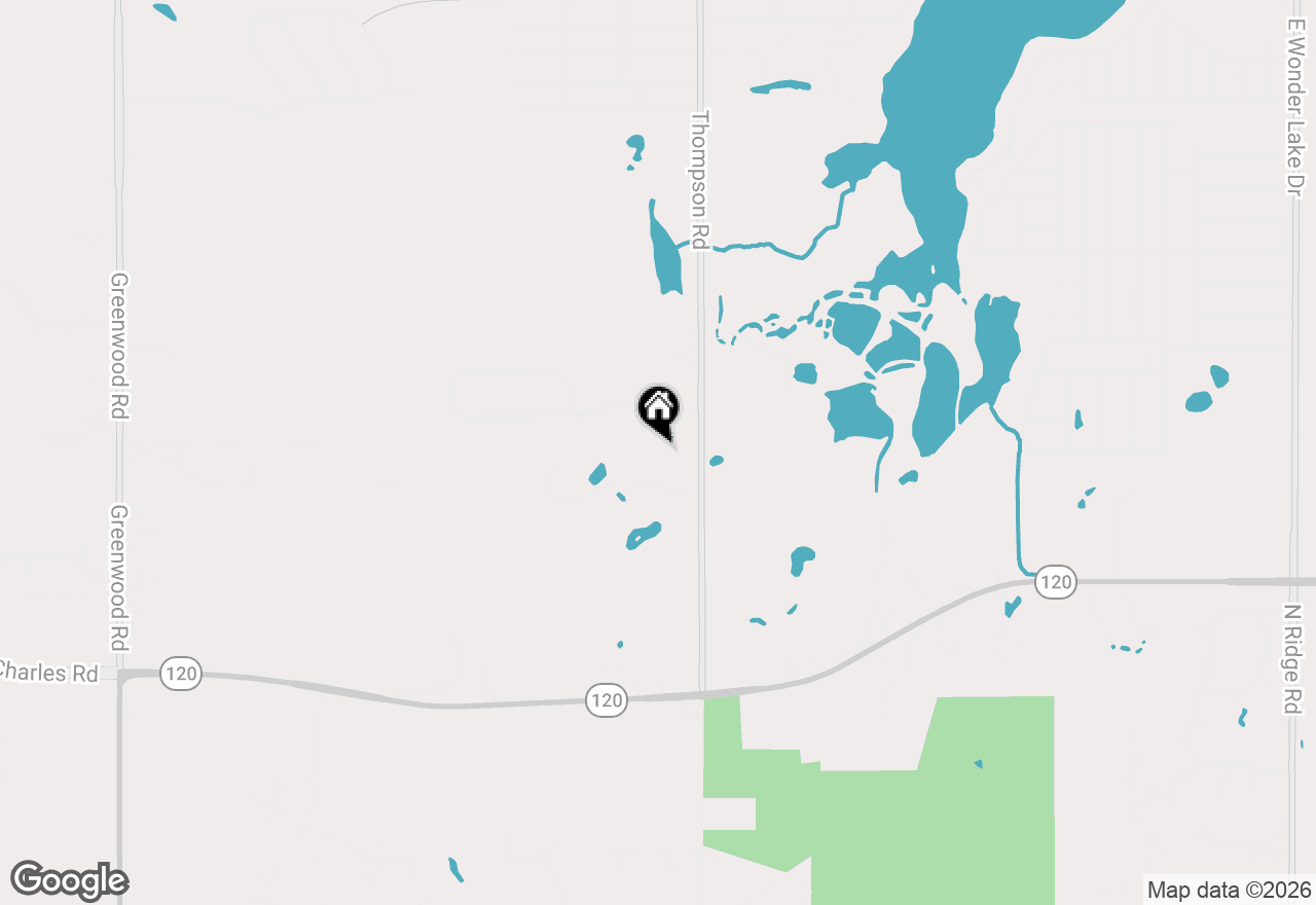 Map of 2319 Thompson Road, Bull Valley, IL 60097