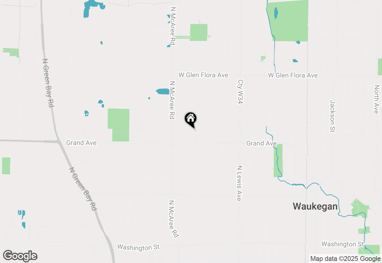 Map of 806 Leith Avenue, Waukegan, IL 60085