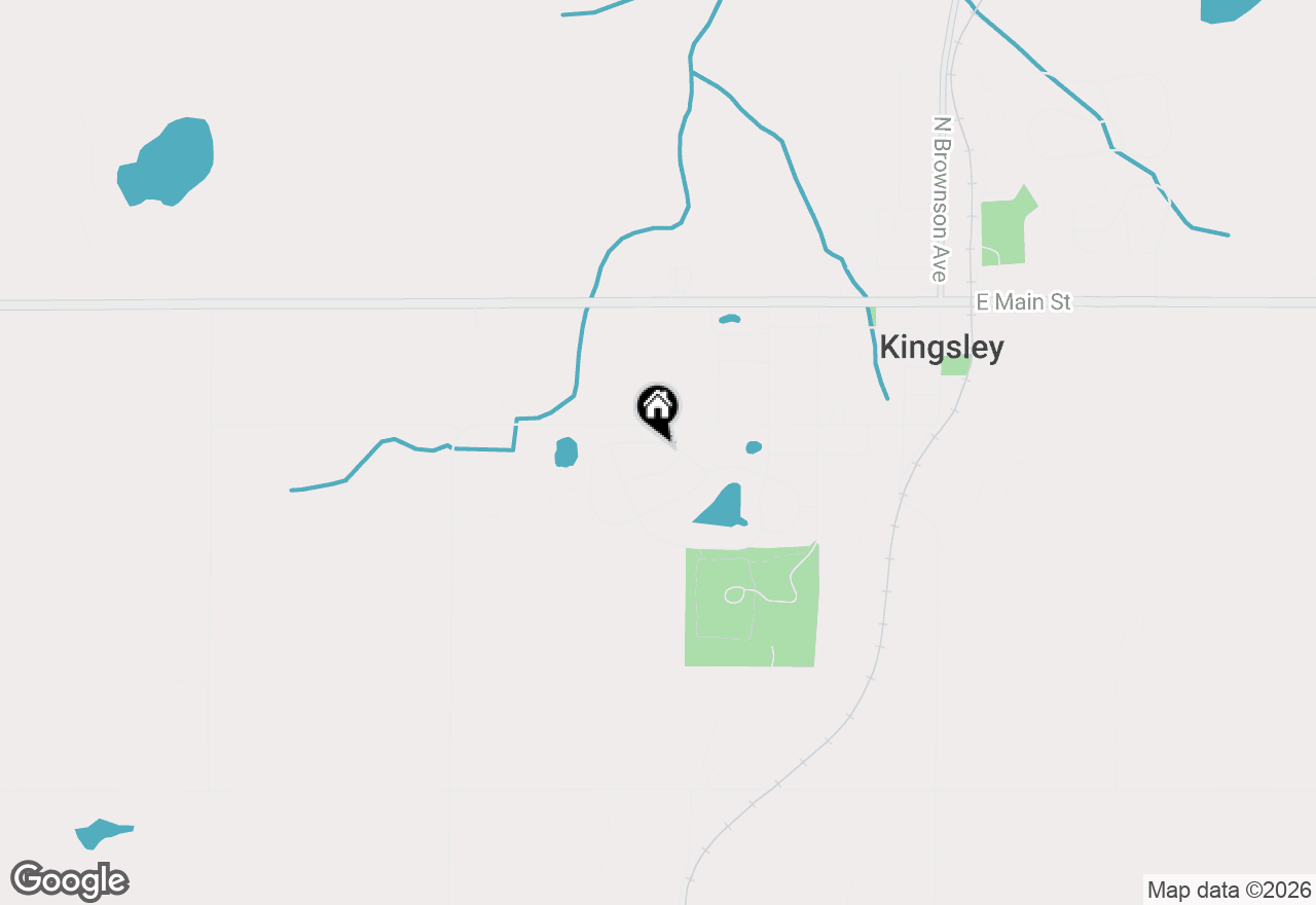 Map of 1326 Killdeer Lane, Kingsley, MI 49649