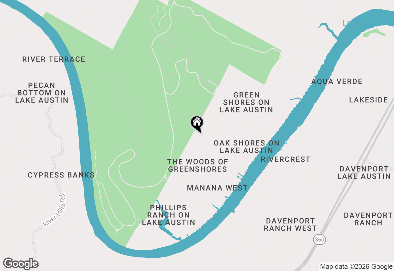 Map of 2520 Ionian Cv, Austin, TX 78730