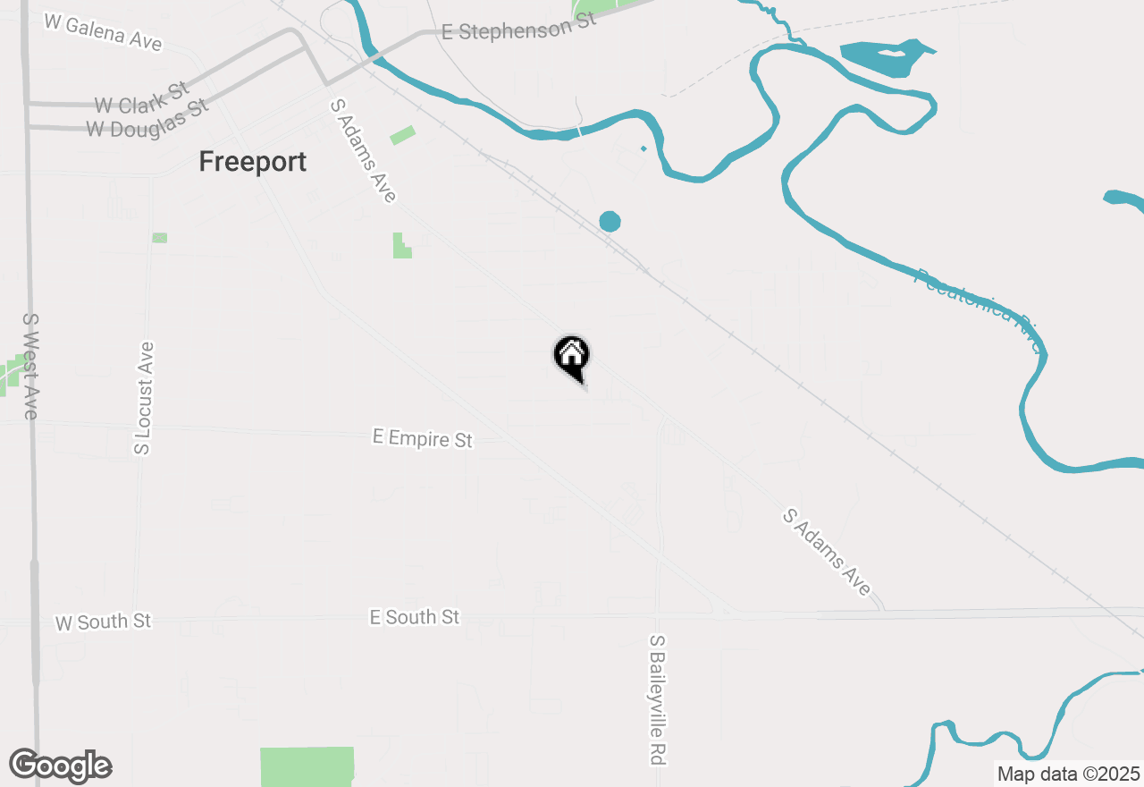 Map of 803 E Illinois Street, Freeport, IL 61032