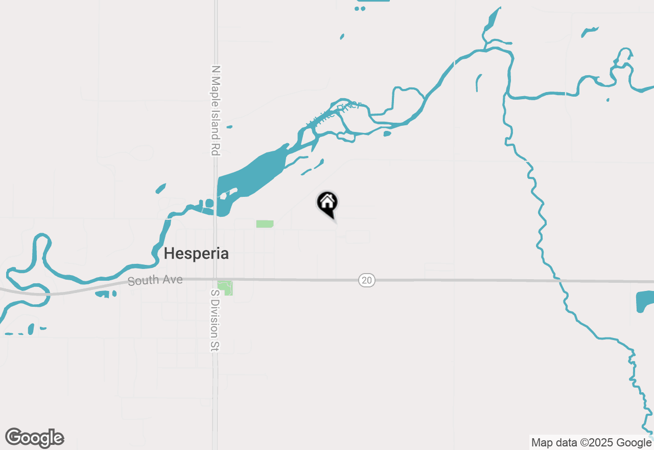 Map of 505 E Michigan Avenue, Hesperia, MI 49421