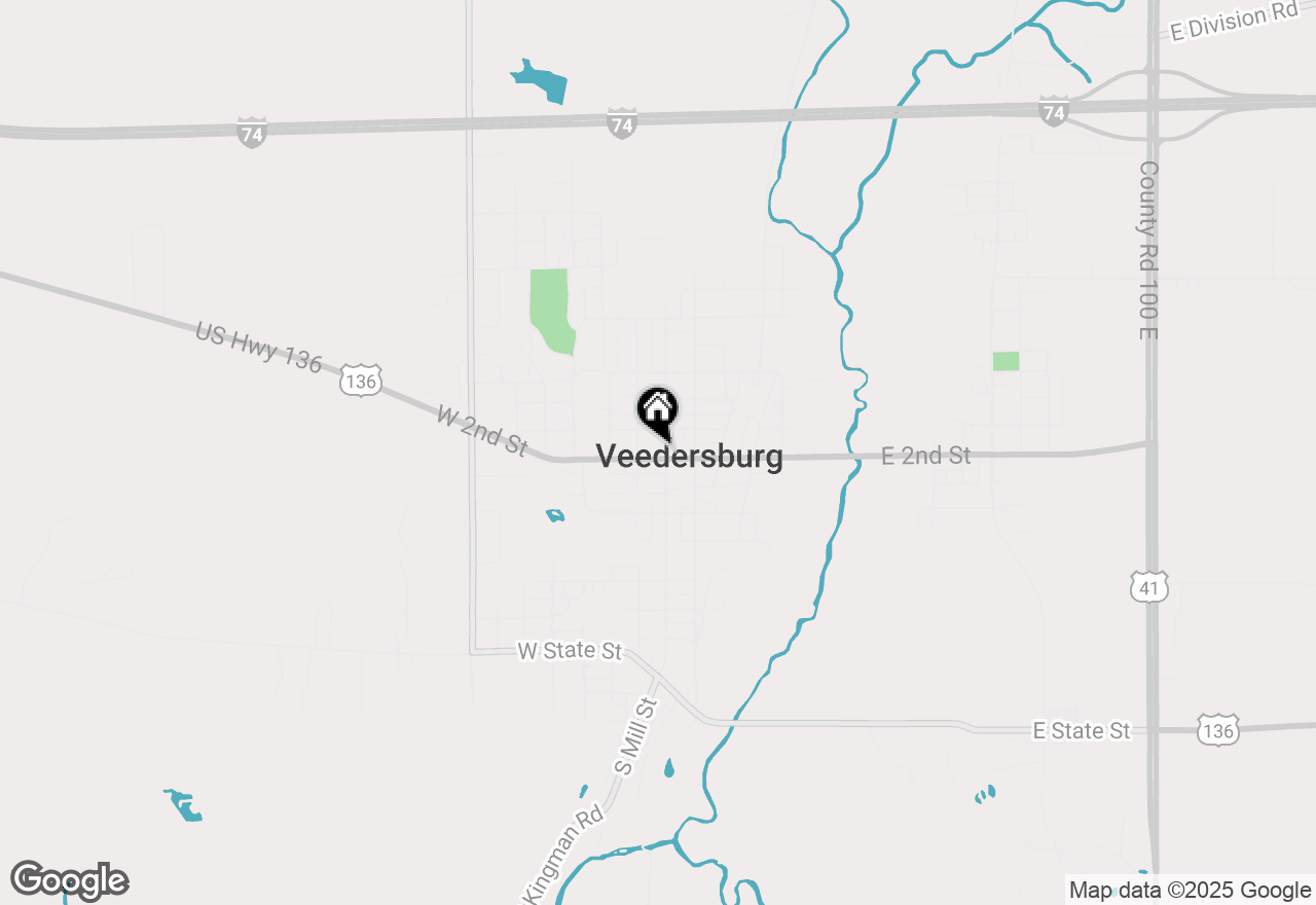 Map of 201 N Mill Street, Veedersburg, IN 47987