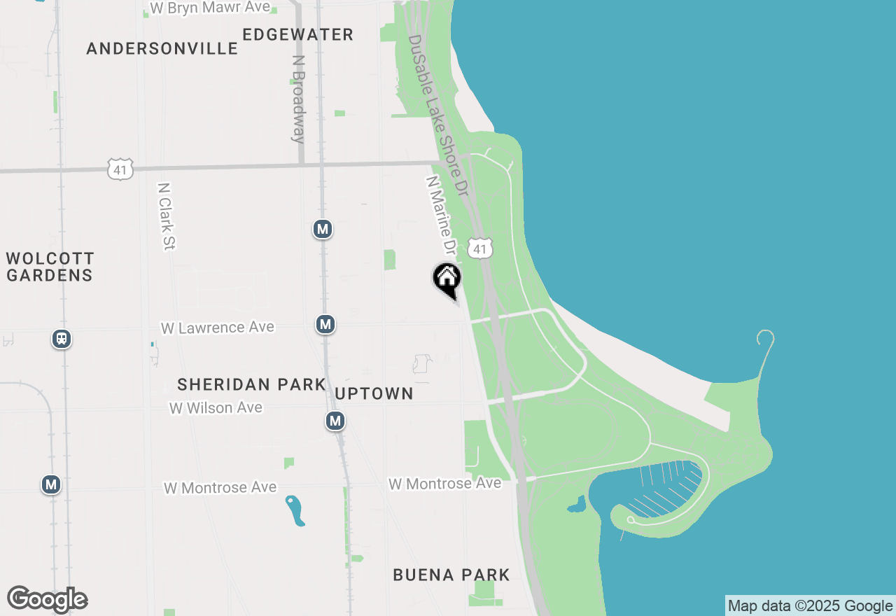 Map of 815 W Gunnison Street #1, Chicago, IL 60640