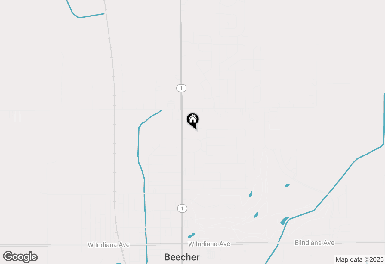 Map of 472 Linden Circle, Beecher, IL 60401