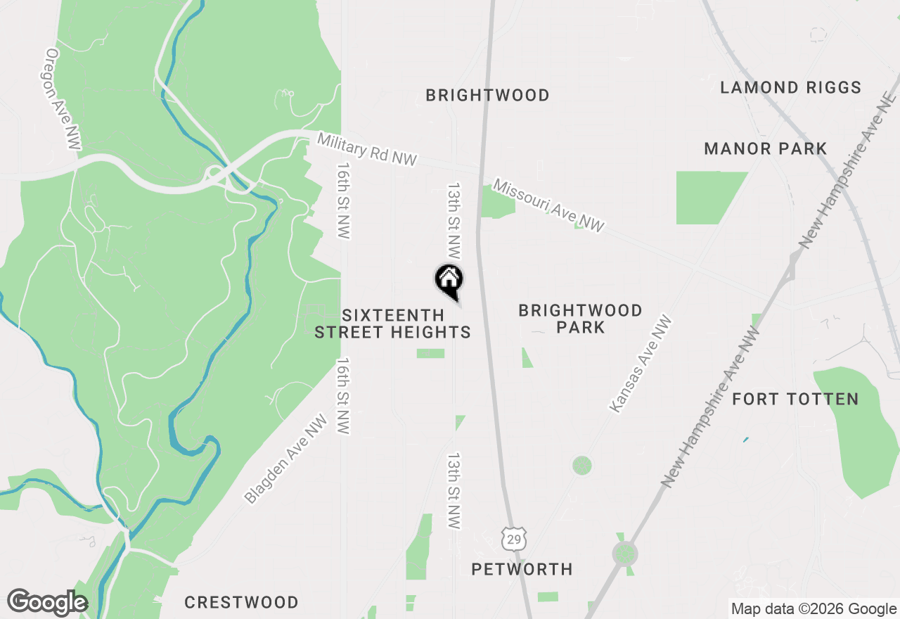 Map of 5308 13th Street Nw, Washington, DC 20011