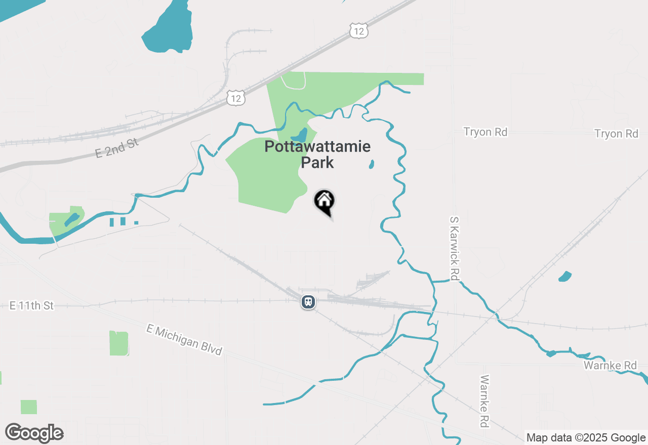 Map of 113 Garden Trail, Michigan City, IN 46360