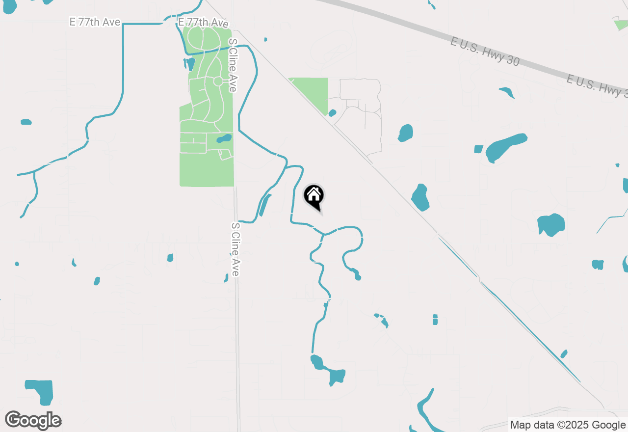 Map of 7431 W 83rd Lane, Crown Point, IN 46307