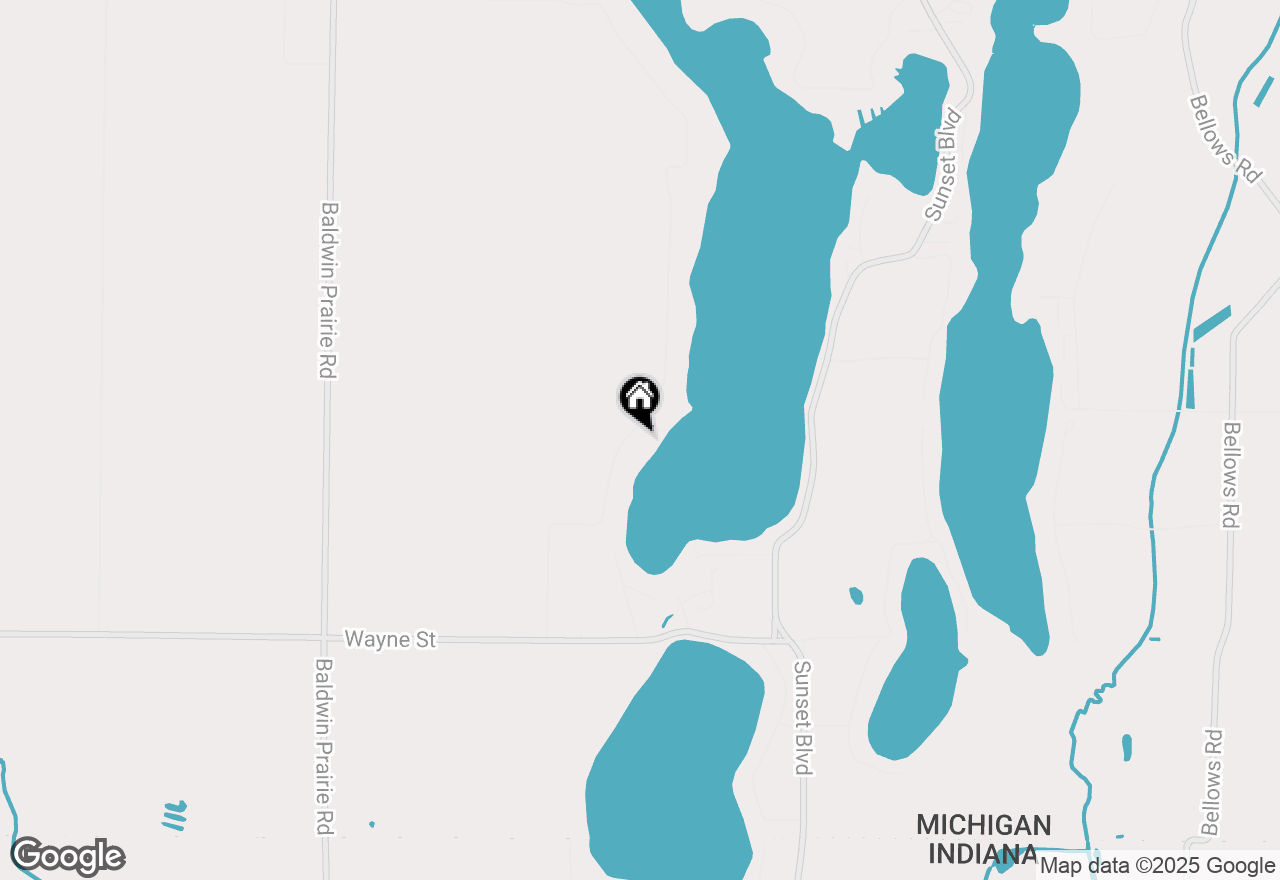 Map of 70567 Hilltop Drive, Union, MI 49130