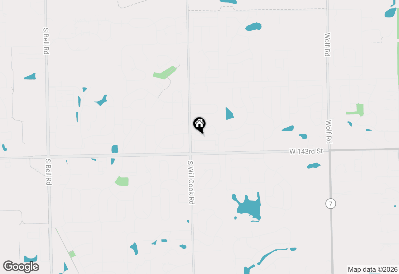 Map of 11919 Somerset Road, Orland Park, IL 60467