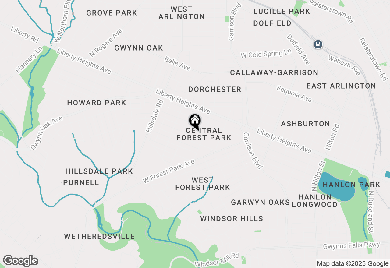 Map of 4111 Springdale Avenue, Baltimore, MD 21207