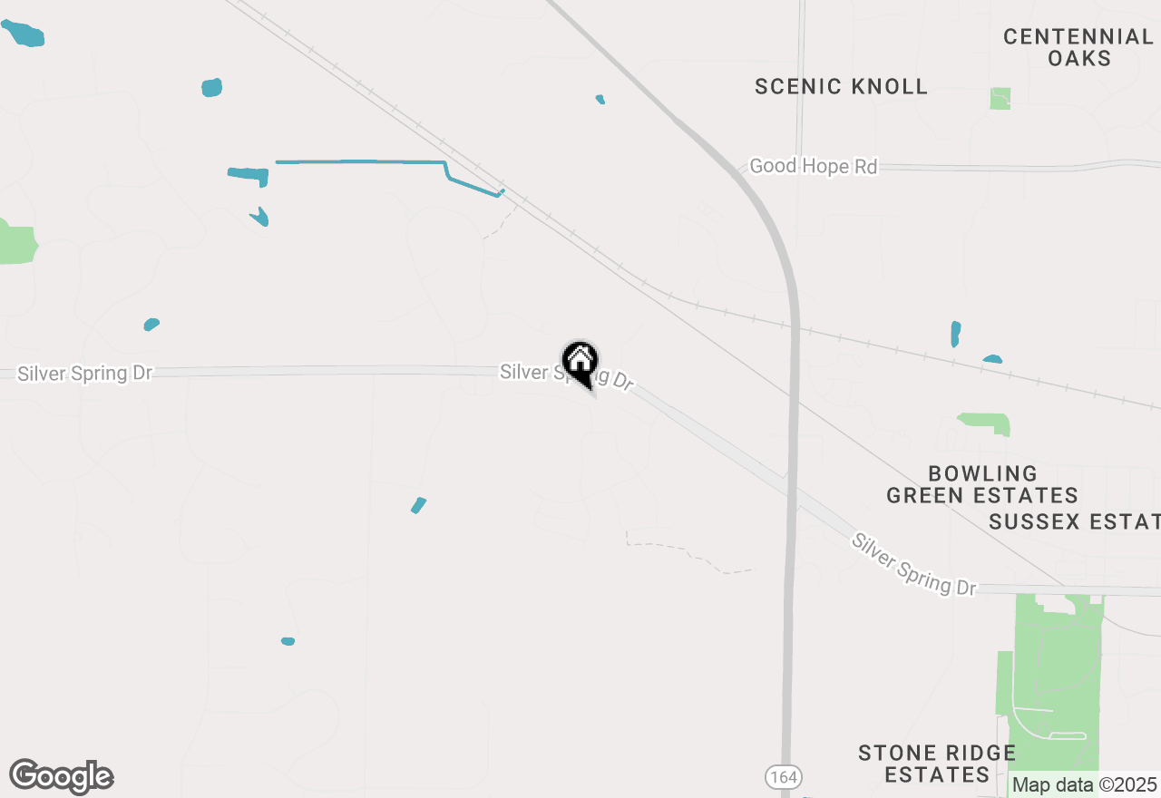 Map of N67W25496 Vail Ln, Sussex, WI 53089
