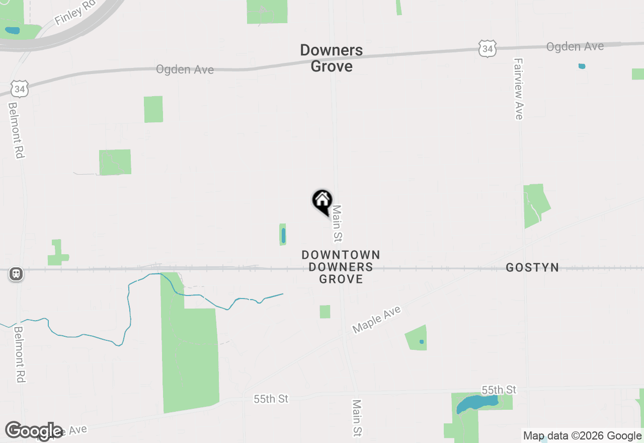 Map of 4900 Forest Avenue #108, Downers Grove, IL 60515