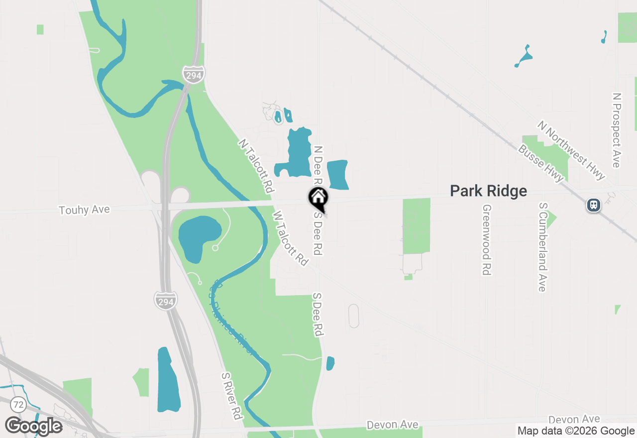 Map of 108 S Dee Road #1, Park Ridge, IL 60068