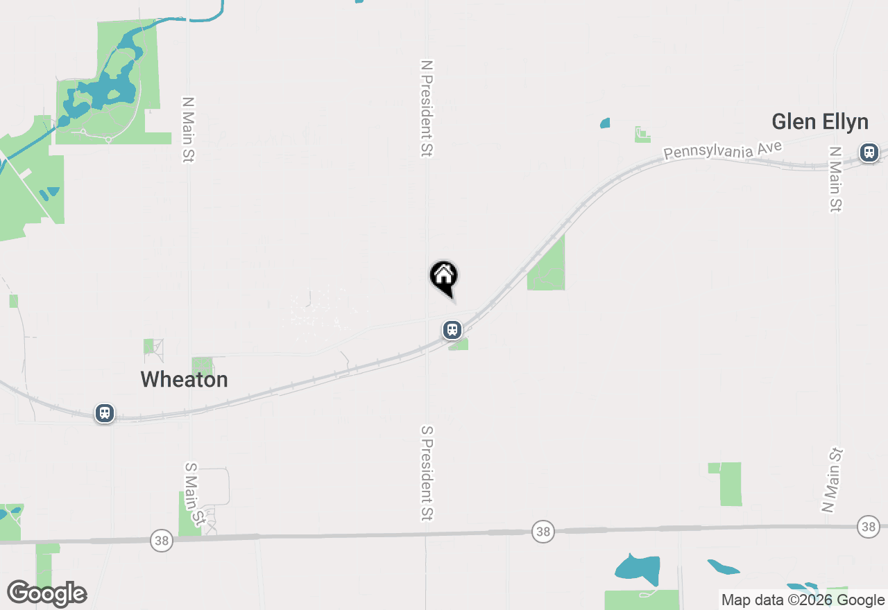 Map of 1039 College Avenue #10E, Wheaton, IL 60187