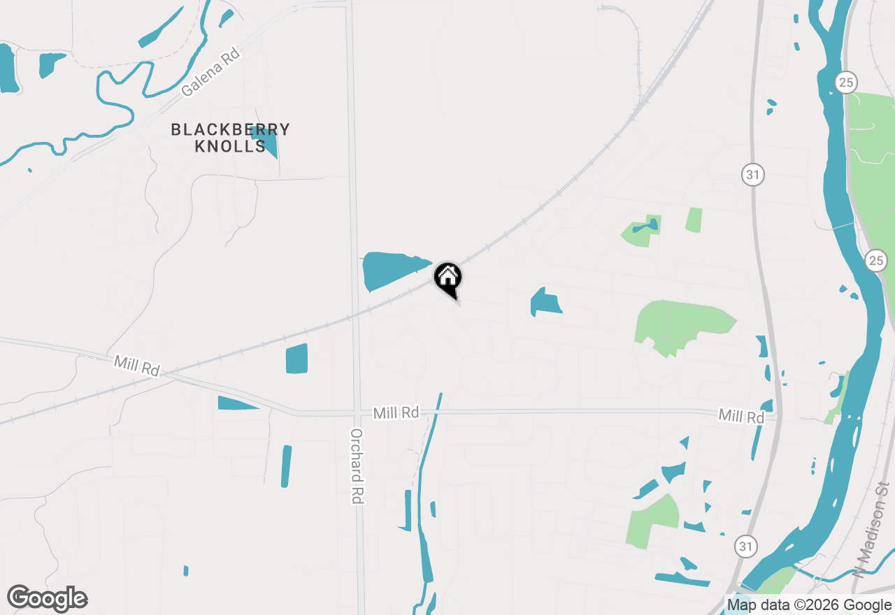 Map of 703 Ferret Crossing, Oswego, IL 60543