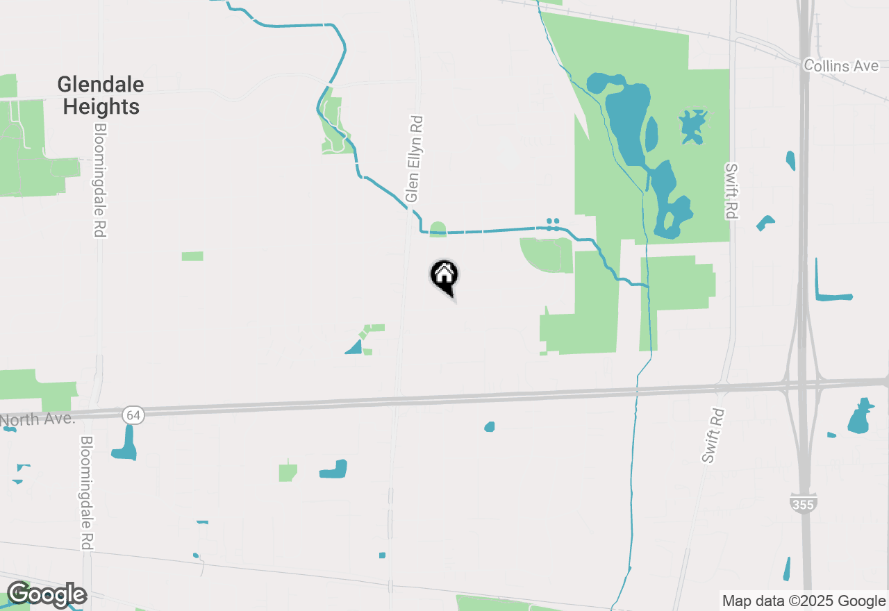 Map of 638 Easy Street, Glendale Heights, IL 60139