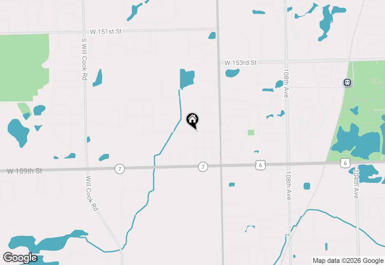 Map of 15530 113th Court, Orland Park, IL 60467