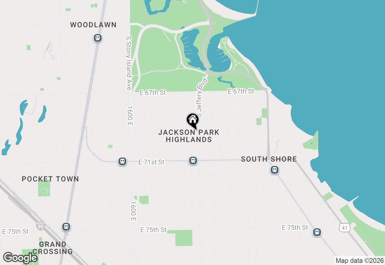 Map of 6923 S Euclid Avenue, Chicago, IL 60649
