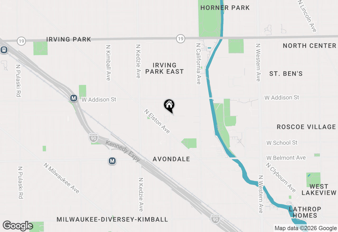 Map of 3006 W Newport Avenue, Chicago, IL 60618