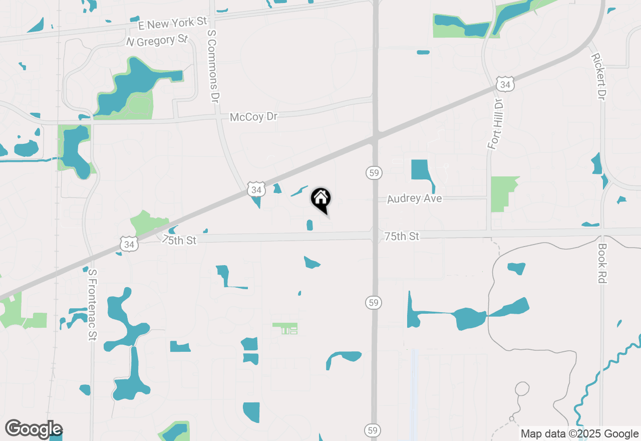 Map of 4314 Bayhead Court #3A, Aurora, IL 60504