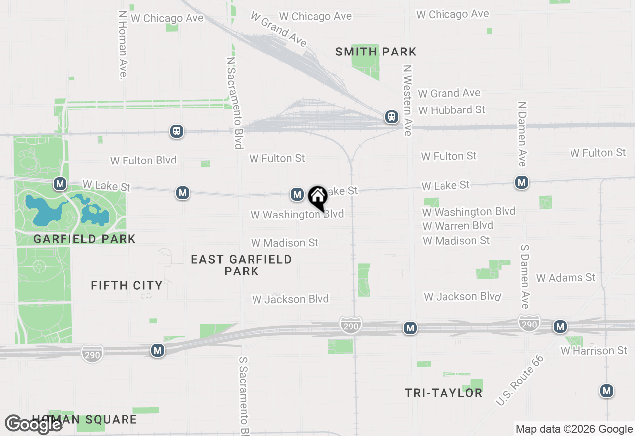 Map of 2715 W Washington Boulevard #1, Chicago, IL 60612