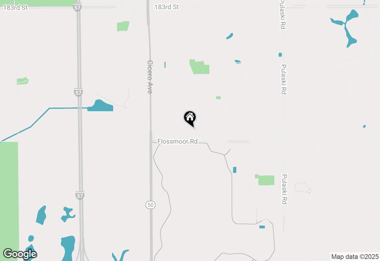 Map of 19020 John Avenue, Country Club Hills, IL 60478