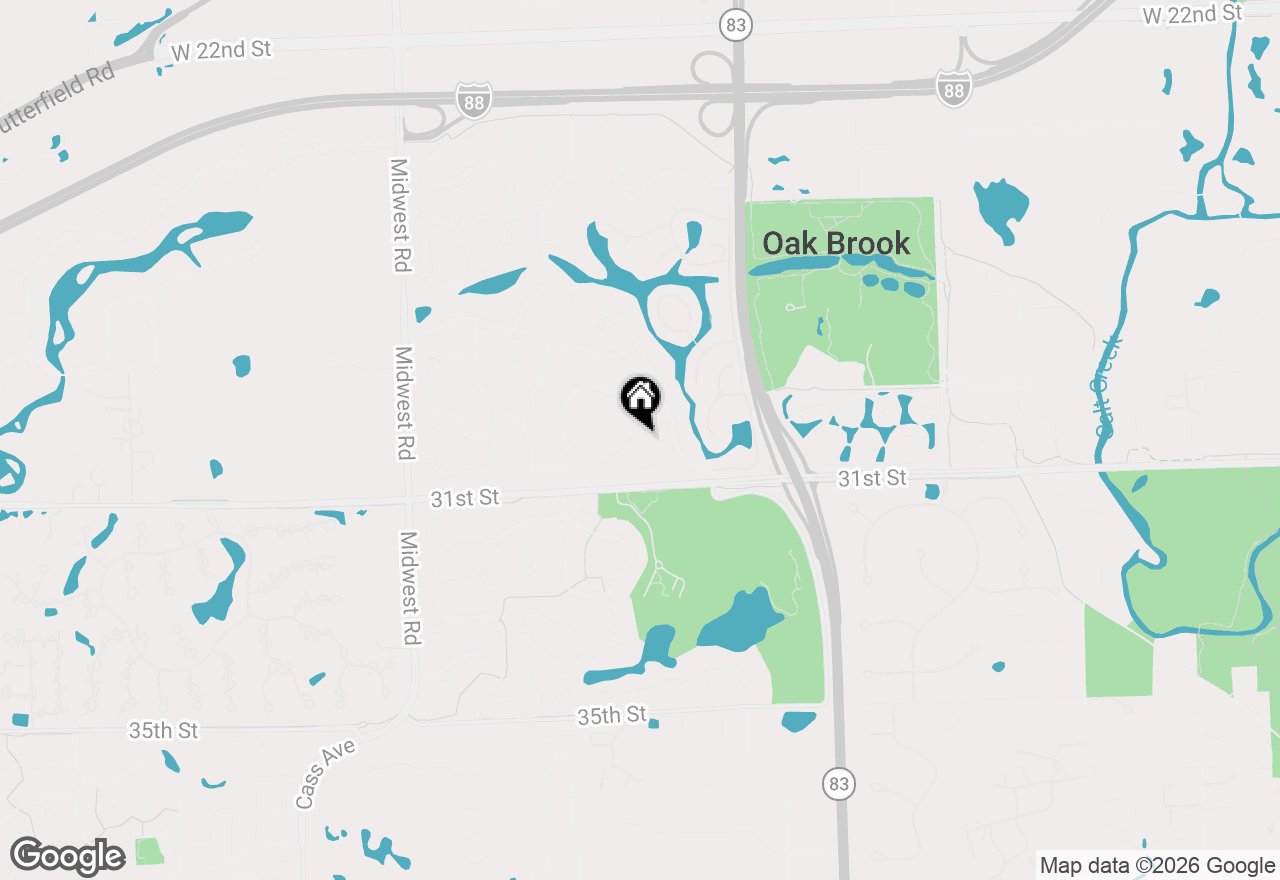 Map of 5 Heather Lane, Oak Brook, IL 60523
