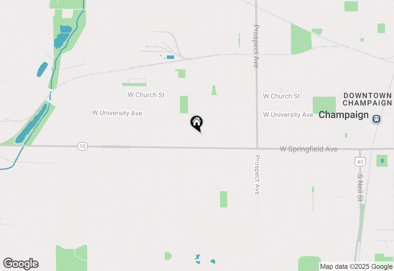 Map of 302 Flora Drive, Champaign, IL 61821