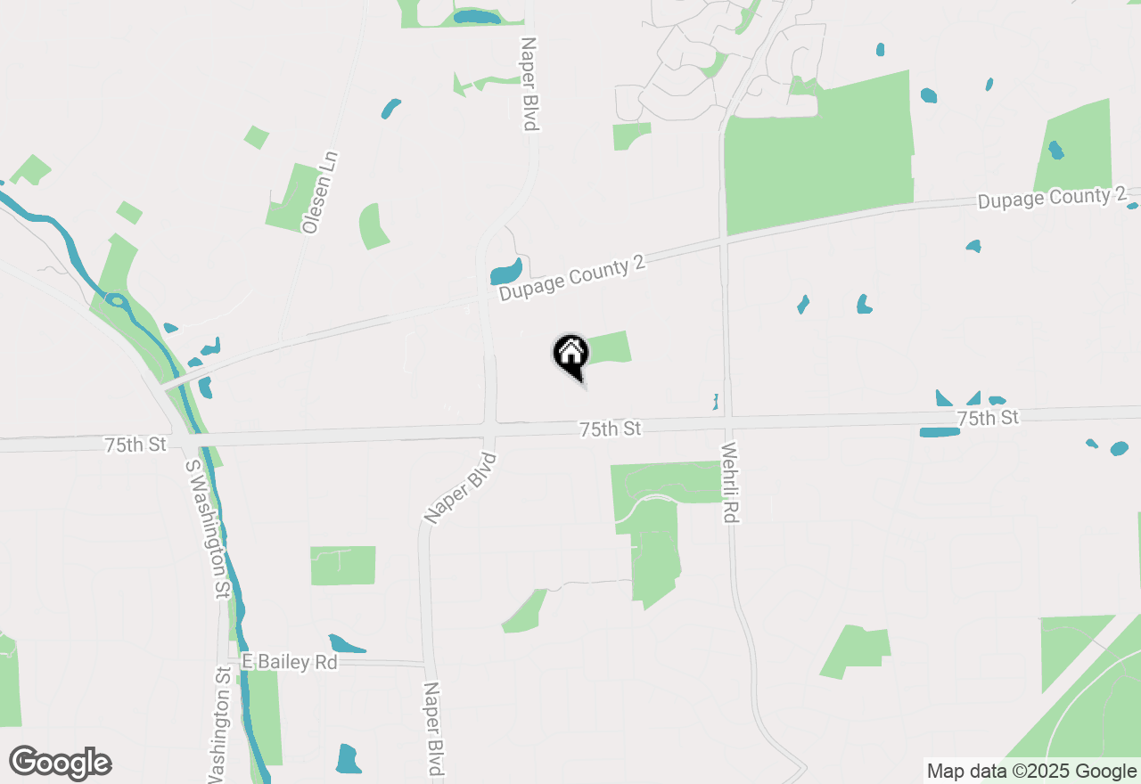 Map of 1360 Hunter Circle, Naperville, IL 60540